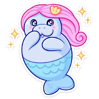 Стикер Ламантин :: @stickroom - 10