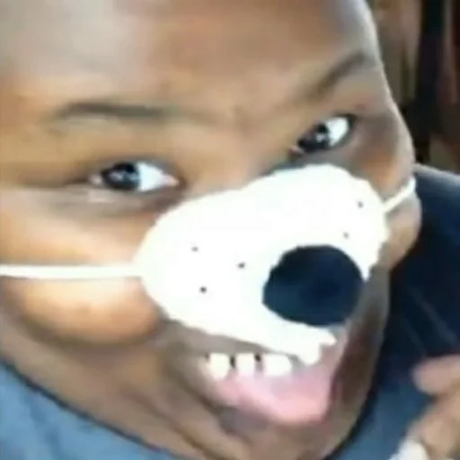 person human face lip