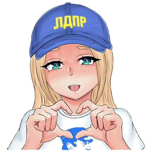 Стикер ЛДПР-тян - 8