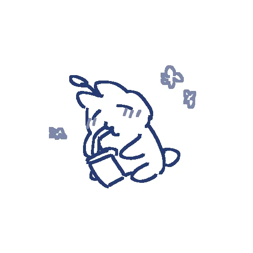 Sticker leafbunny - 1