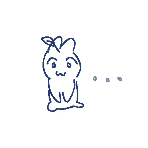Sticker leafbunny - 1