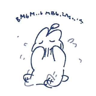 Стикер зайчик лиф - 10