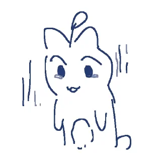 Стикер зайчик лиф - 5