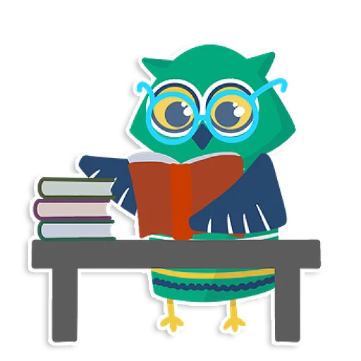 Sticker learnoff_owl - 1
