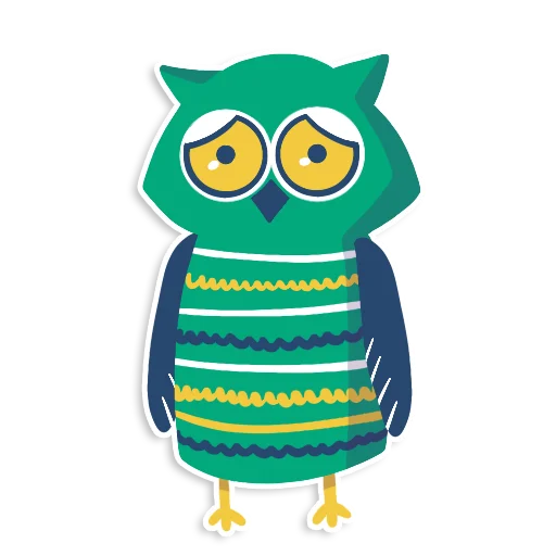 Sticker learnoff_owl - 1