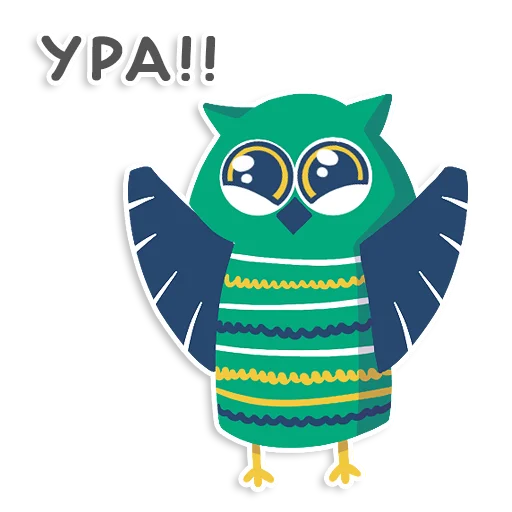 Sticker learnoff_owl - 1