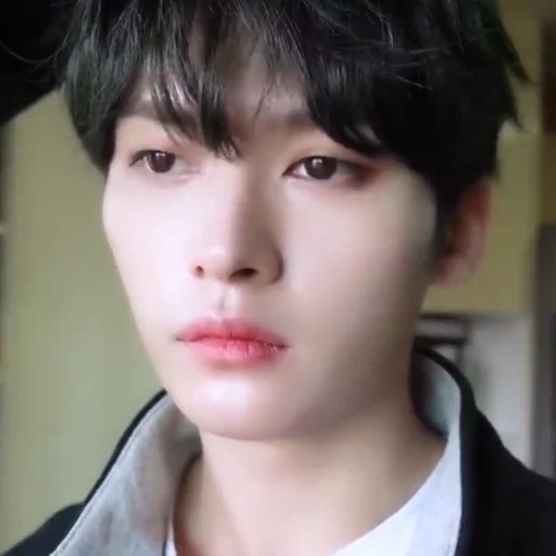 person human face lip