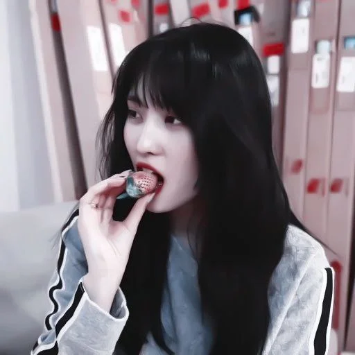 person human face lip