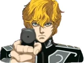 Стикер Legends of the galactic heroes - 7