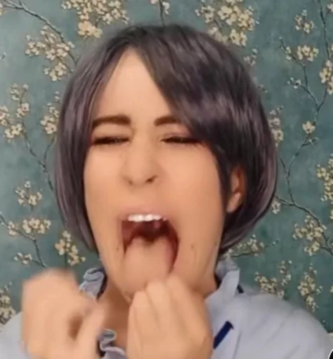 person human face lip