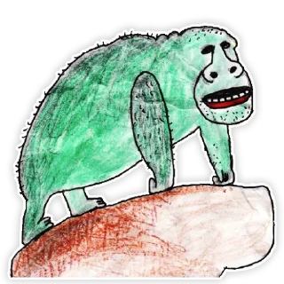 Стикер Павлик Лемтыбож. Твари - 0