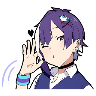 Sticker Ленивая тян 2 @Nyasticks - 11