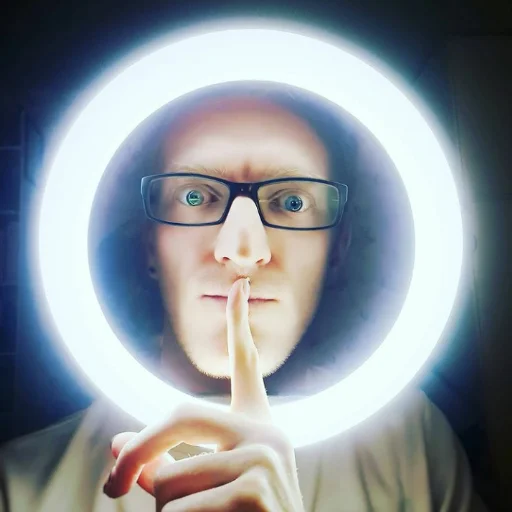 человеческое лицо Человек очки