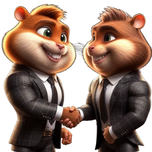 Sticker leohamster - 1