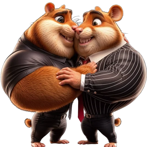 Sticker leohamster - 1