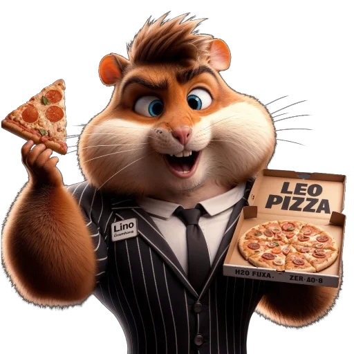 Стикер leohamster - 1