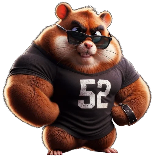 Стикер leohamster - 1