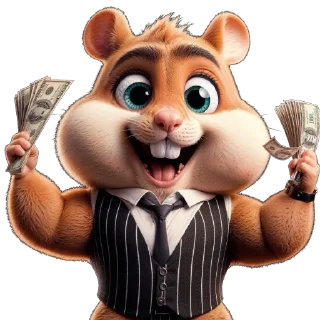 Sticker Хомяк Leo  @HOMAFROMSPB - 7