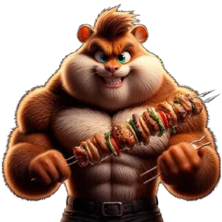 Sticker Хомяк Leo  @HOMAFROMSPB - 10