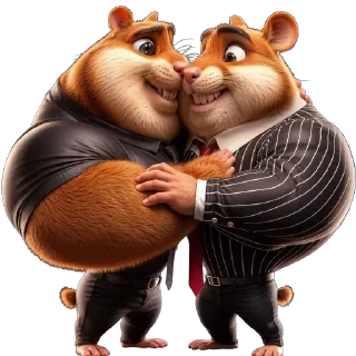 Sticker Хомяк Leo  @HOMAFROMSPB - 11