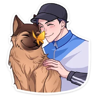 Стикер Лёня от @TgSticker - 3