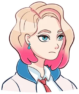 Sticker Лера без надписей @stickers_vk - 11