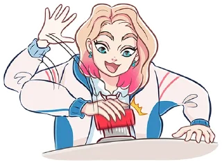 Sticker Лера без надписей @stickers_vk - 3