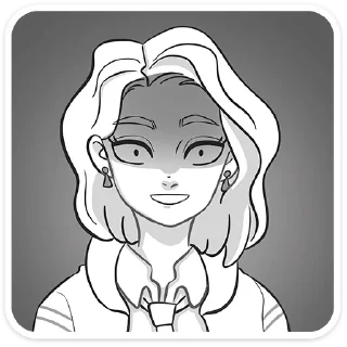 Sticker Лера без надписей @stickers_vk - 5