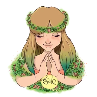 Стикер Forest Fairy @stickersb2b - 4