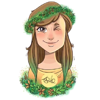 Стикер Forest Fairy @stickersb2b - 6