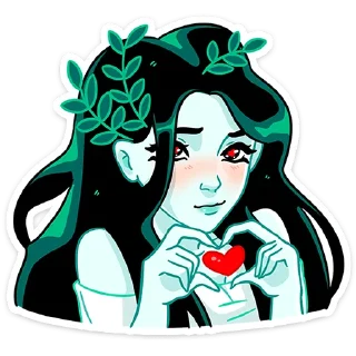 Стикер Русалка Леся :: @stickroom - 5