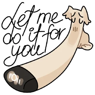 Sticker LET ME DO IT FOR YOU 🥺 - 1