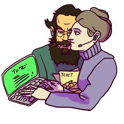 Sticker Лев Толстой - классика4 - 11