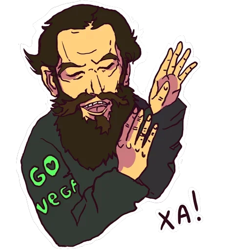 Sticker Лев Толстой - классика4 - 5