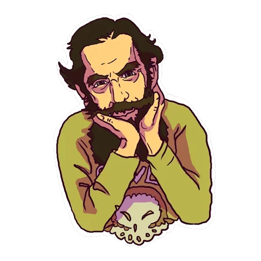 Sticker Лев Толстой - классика4 - 1