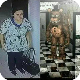 Стикер FnаFеЦ @RozKitBot - 9