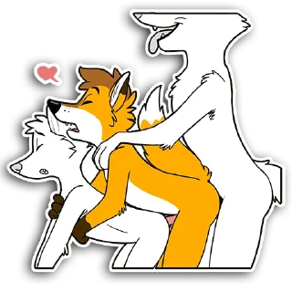 Стикер Foxbrush Tailhole (NSFW Foxbrush Tailwag) - 9