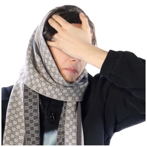 clothing scarf person