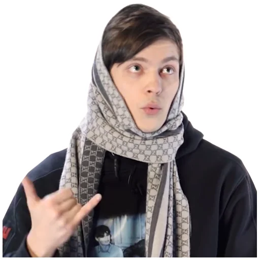 clothing person scarf