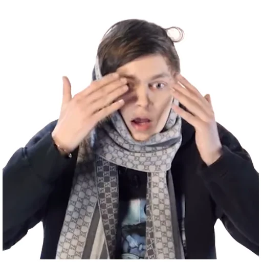 person human face clothing