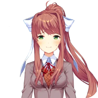 Стикер Monika [モニカ] - Doki Doki Literature Club! (DDLC) - 7