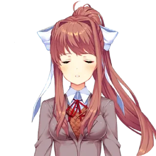 Стикер Monika [モニカ] - Doki Doki Literature Club! (DDLC) - 11