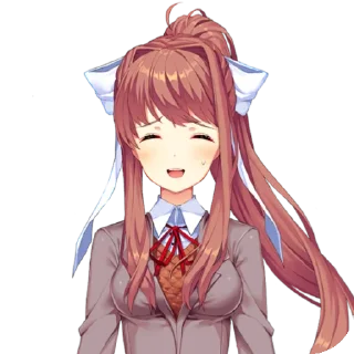 Стикер Monika [モニカ] - Doki Doki Literature Club! (DDLC) - 9