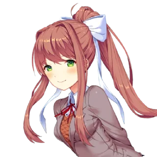 Стикер Monika [モニカ] - Doki Doki Literature Club! (DDLC) - 4