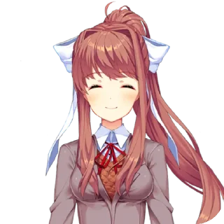 Стикер Monika [モニカ] - Doki Doki Literature Club! (DDLC) - 3