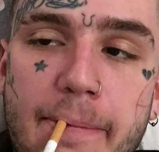 Стикер муд: lil peep by @fStikBot - 10