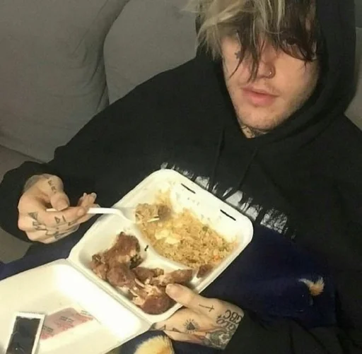 Стикер муд: lil peep by @fStikBot - 1