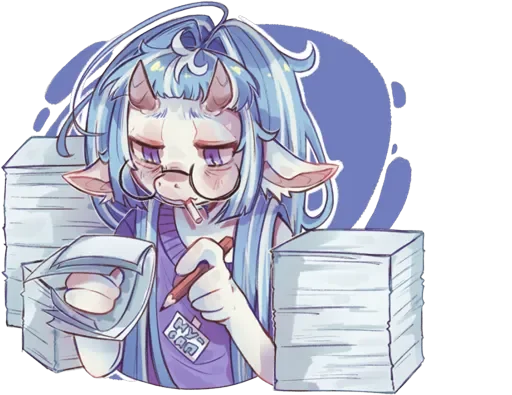 Стикер 💜 lims-03 @moolokobot - 6