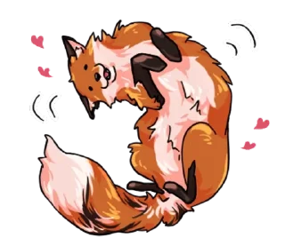 Стикер 狐狸毛茸茸  @SeanChannel - 3