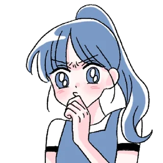 Стикер блю @drowndreams - 10